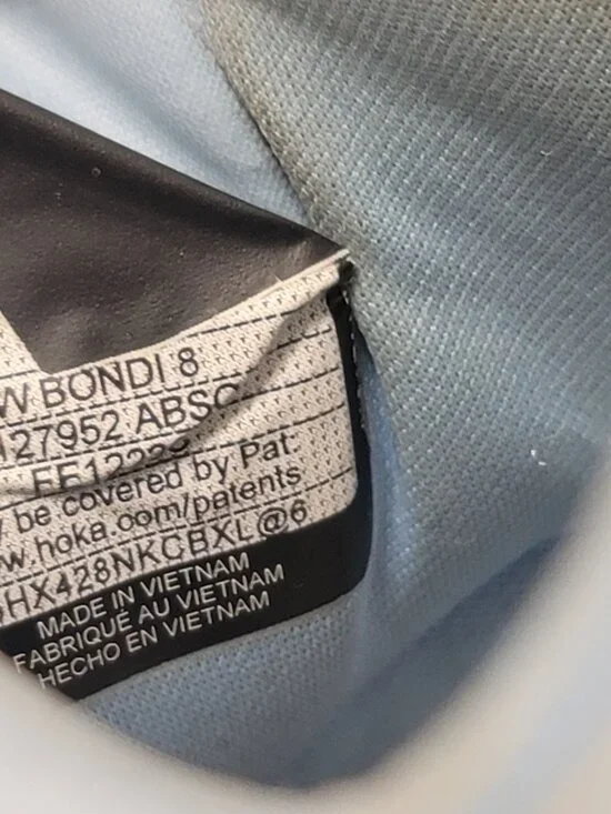 Hoka Bondi 8 Women's Running Shoes Blue 10 B EUC - Picture 9 of 9